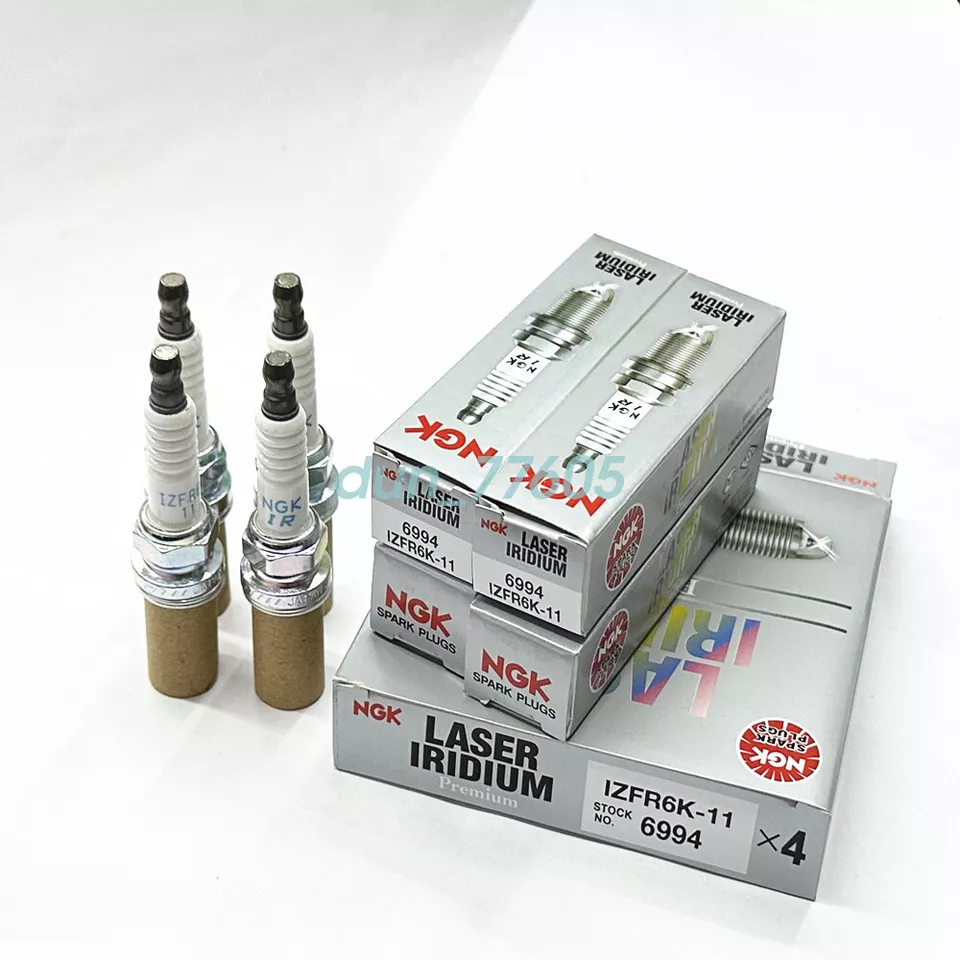 6PC Set Laser Iridium Spark Plugs Fits For Accord Civic CRV Acura IZFR6K11 6994 - Image 4 of 4