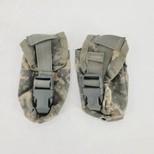 2 USGI MOLLE Army ACU Flash Bang Grenade Pouches 8465 01 524 7324 US Surplus VGC