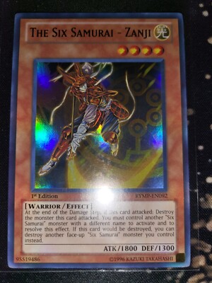 さば様 The Six Samurai - Zanji RYMP-EN092 Ra Yellow Mega Pack 1st