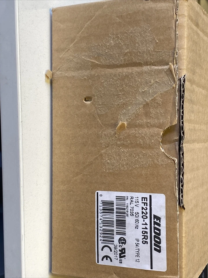 ELDON Lüfter mit Filter EF220R5. Luftstrom 110m3/h (115 VAC) - Bild 3 von 3