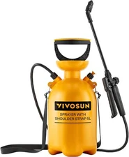 VIVOSUN 1.3Gal/5L Lawn Pump Pressure Sprayer 2.5bar 2 Patton w/ Shoulder Strap