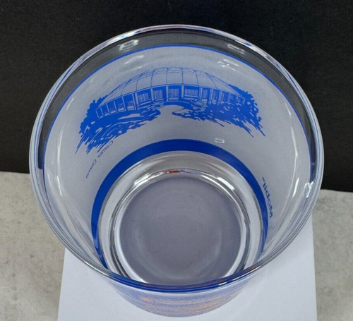 Vintage Syracuse University Carrier Dome Mobile Gas Frosted Glass Tumbler - Picture 5 of 6