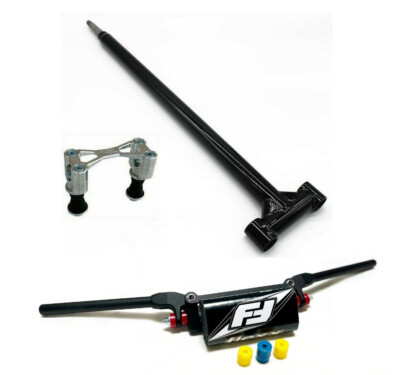 Lonestar LSR +1 Steering Stem Fasst Flexx Bars Handlebars Honda TRX450R TRX 450R