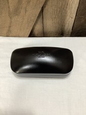 Coach New York Black Leather Hard Clam Shell Eye Glasses Sunglasses CASE ONLY