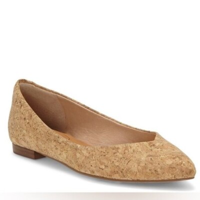 New Corso Como Jullia Natural Tan Cork Ballet Flat Balletcore Sz 11