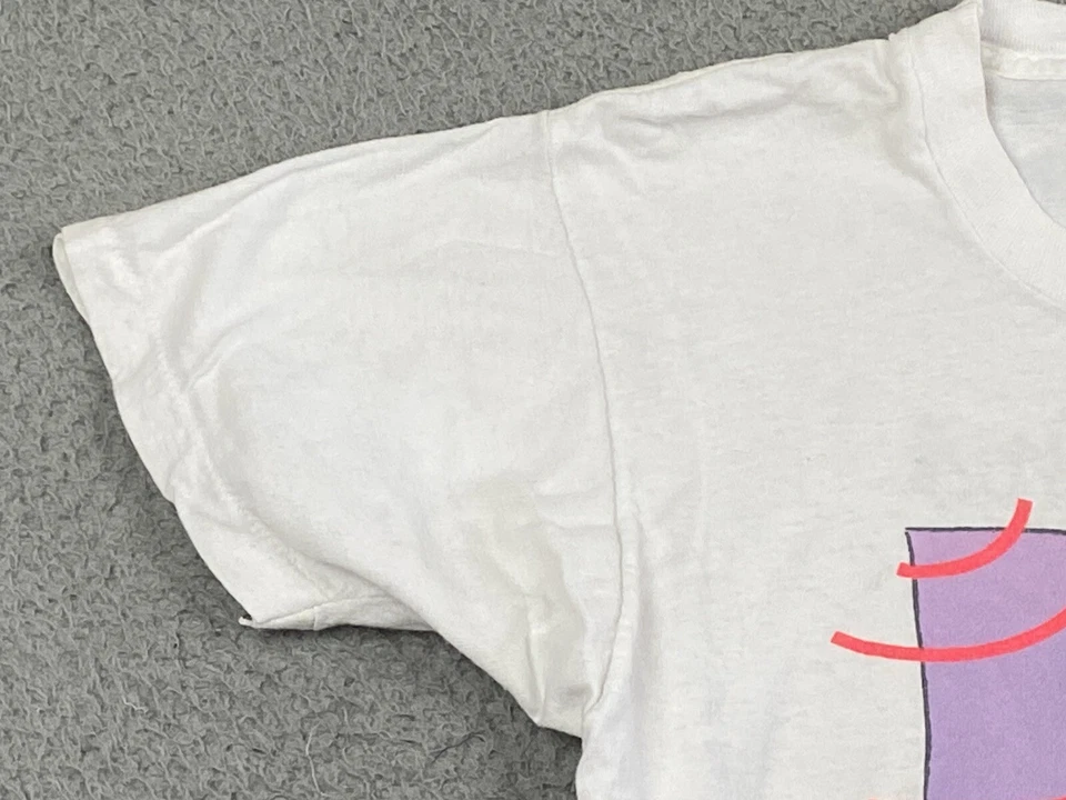 PHIL COLLINS DE COLECCIÓN 1985 No se requiere chaqueta gira puntada única pantalla estrellas adulto S Foto 3 de 4