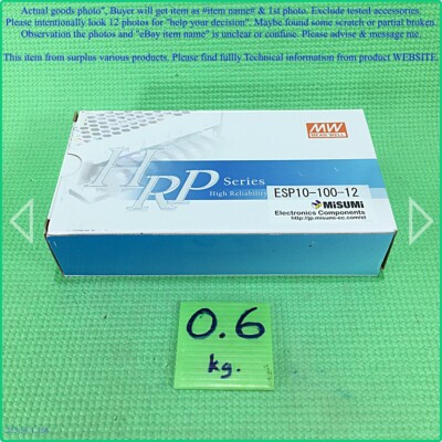 MISUMI ESP10-100-12, MEAN WELL HRP-100-12 Power Supply as photo, sn:4928, Pro'