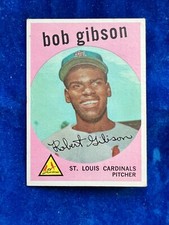 1959 Topps - St Louis Cardinals Bob Gibson #514 (RC) HOF - B