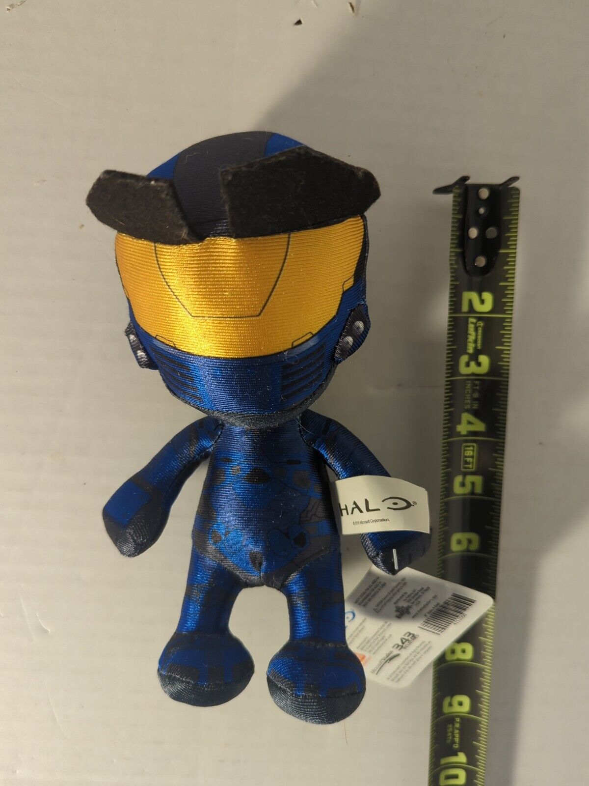 NEW HALO Blue Spartan 8" Small Plush Stuffed Doll NWT Bandai Namco