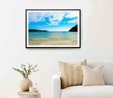 Beautiful Sea View on The Tropical Beach Poster Premium Quality Choose your Size