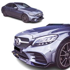 Frontspoiler Passend für MERCEDES C-Klasse 205 Serie, breite , schwarz glanz