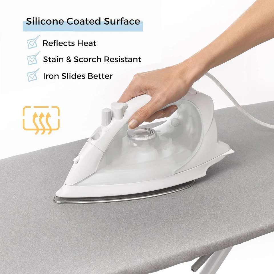 Ironing Board Cover and Pad with Standart Size 15X49, Adjustable Elastic Edge Fi - Image 4 of 4