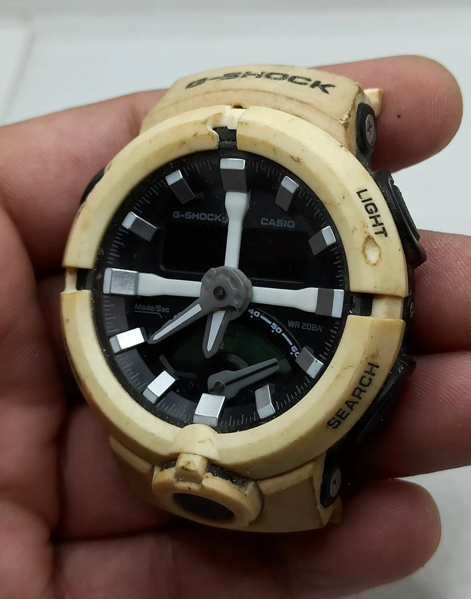 Vintage Casio G Shock WR 20Bar Japan Made GA-500 FORPART/REPAIR/WATCHMAKER.