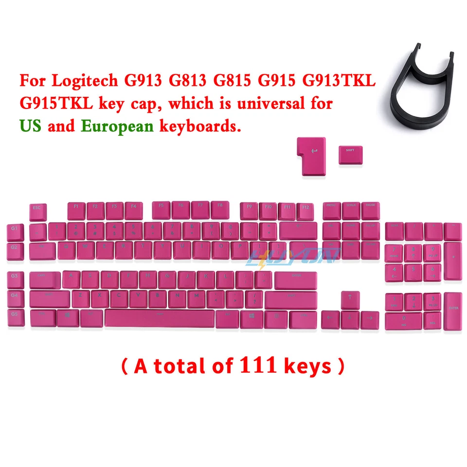 Full set of keyboard replacement keycaps. For Logitech G813/G815/G913/G915TKL - Image 2 of 4