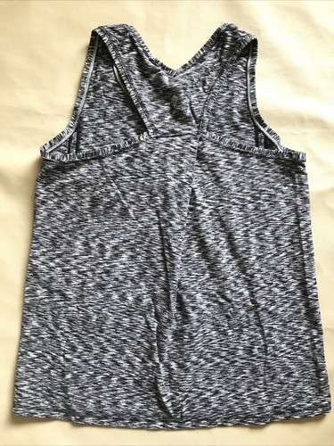 Ivivva Lululemon Girls Racerback Sports Tank Top Size XS Preowned Black/White - Picture 7 of 9