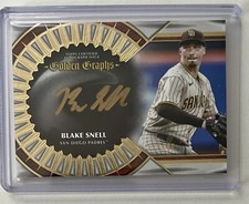 2023 Topps Five Star Blake Snell Golden Graphs Autographs /40