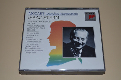 Mozart - Legendary Interpretations / Isaac Stern / Sony 1991 / Rare 3CD Box