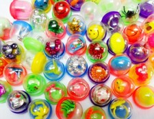 New 300pc 1" Toy Filled Vending Capsules Mix Toy Inside UNISEX Kids Party Favor