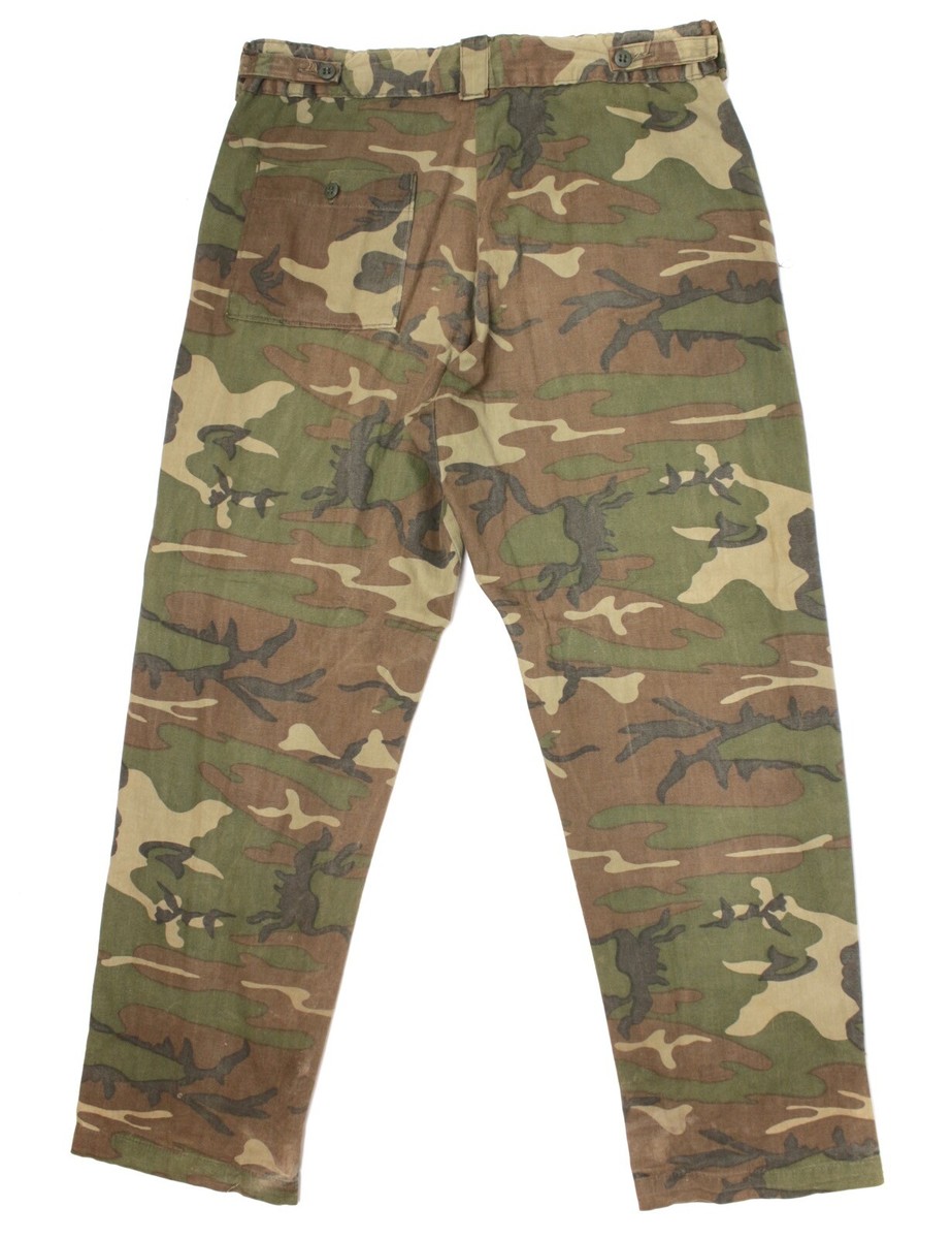 VTG ERDL Camouflage Pants 34x29 Brown Dominant Camo Talon