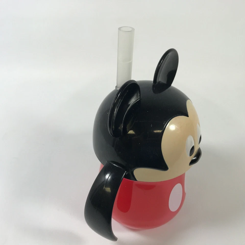 Disney Mickey Mouse Baby Trainer Straw Cup: Collectible with Handles - Image 3 of 4