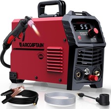 55A Plasma Cutter, Large LED Display, Non-Touch Pilot ARC Plasma Cutting Machine
