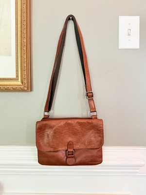 Jack Georges Voyager Leather Crossbody Organizer Bag Travel Purse Magnetic