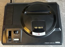 Sega Mega Drive Schwarz Spielekonsole (PAL) mit 19 Spielen