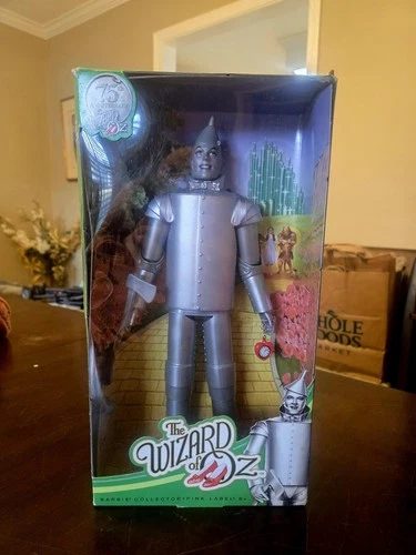 Wizard Of Oz 75th Anniversary Tin Man Barbie Doll Pink Label