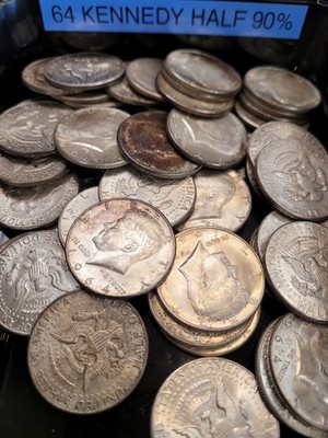 One 1964 Kennedy Coin 90% Silver Half Dollar Pick How Many
