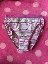 Victorias Secret High Leg Brief Panty Multicolor Size M Year 2005 No Tags