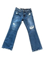 Abercrombie  Fitch Distressed Mens Jeans W30 L30 Blue Vintage Style Casual Deni