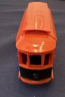 Vintage Tyco HO Scale Streetcar Passenger Car # 137 Orange/Black — photo 5