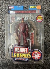 Marvel Legends Series 3 Daredevil Action Figure 2002 w comic Toy Biz