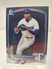Bowman 2025 Bowman Sebastian Walcott #BCP-133 Texas Rangers
