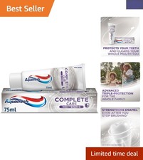 Mint-Flavored Aquafresh Complete Care Whitening Toothpaste 75ml - Deep Clean 26.53 per litre