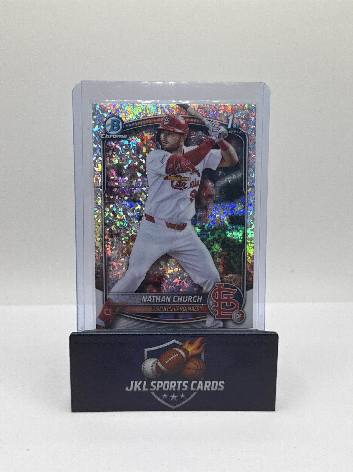 2025 Bowman Chrome - Nathan Church 1st Bowman Mini-Diamond Refractor #BCP-192