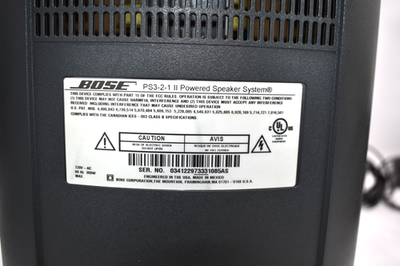 Bose PS3-2-1 Series II Powered Speaker System Subwoofer Gemstone +