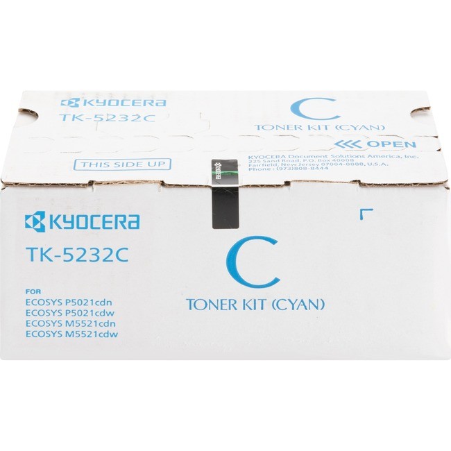 Оригинальный лазерный тонер-картридж Kyocera TK-5232C с высокой производительностью голубой по 1 штуке TK5232C 16090₽