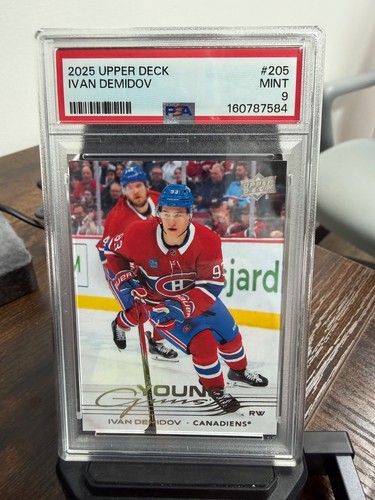 Ivan Demidov #205 2025 Upper Deck card