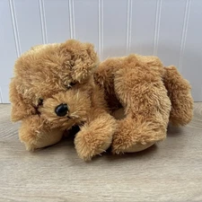 Ty Classic Plush Honey Puppy Dog Brown 2009 Golden Retriever Lab 12" Shaggy Tan