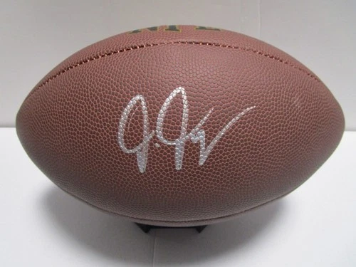 Justin Jefferson Minnesota Vikings Signed Full Size Football With COA