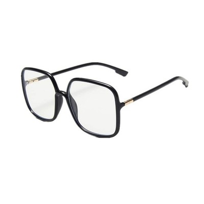 Shiratori Woman's New Retro Blue Light Blocking Glasses Big frame Nerd Eyegla...