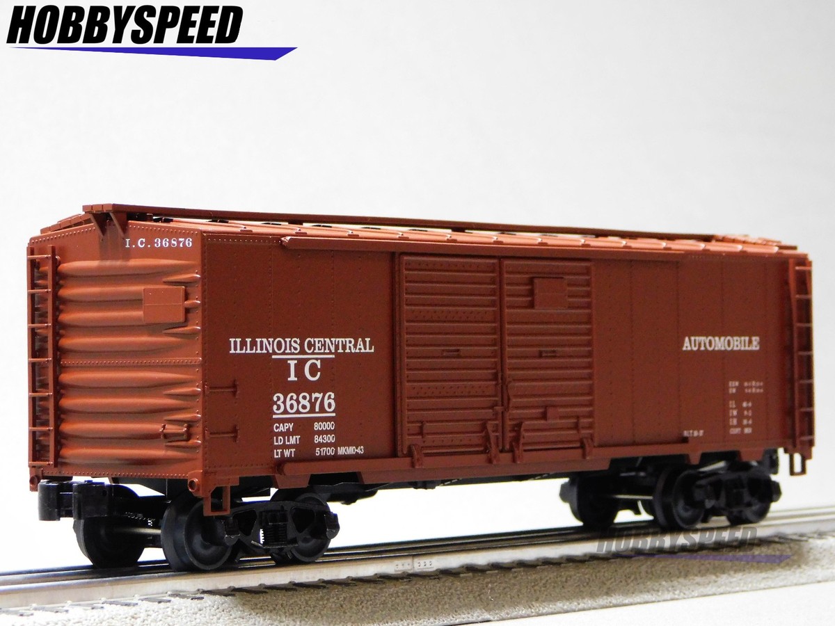 LIONEL ILLINOIS CENTRAL 40' DOUBLE DOOR BOXCAR #36876 O GAUGE car
