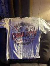 Charlotte Motor Speedway NASCAR Go Charlotte Autographed White T-Shirt