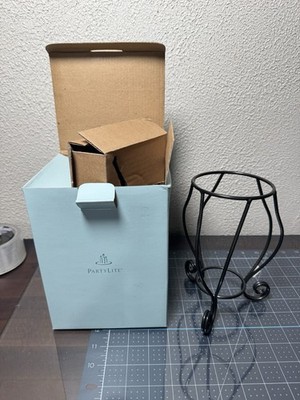 Partylite Slim Hurricane Stand P8903 Holds Slim Jar Candle New In Box