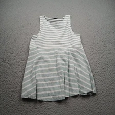 Doe & Rae Top Womens Small Gray Sleeveless Tunic Lightweight