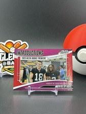 Ashton Jeanty Jack Bech 2025 Panini Absolute Introductions /150 Red Raiders (BH)