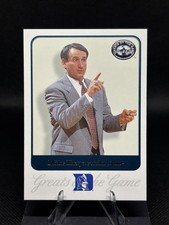 Mike Krzyzewski / Coach K | 2001 Fleer Greats Of The Game #57 Duke Blue Devils
