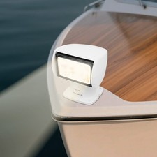 100W Boat Search Light Remote Control Marine Spotlight 360 Rotate 2500LM 12V