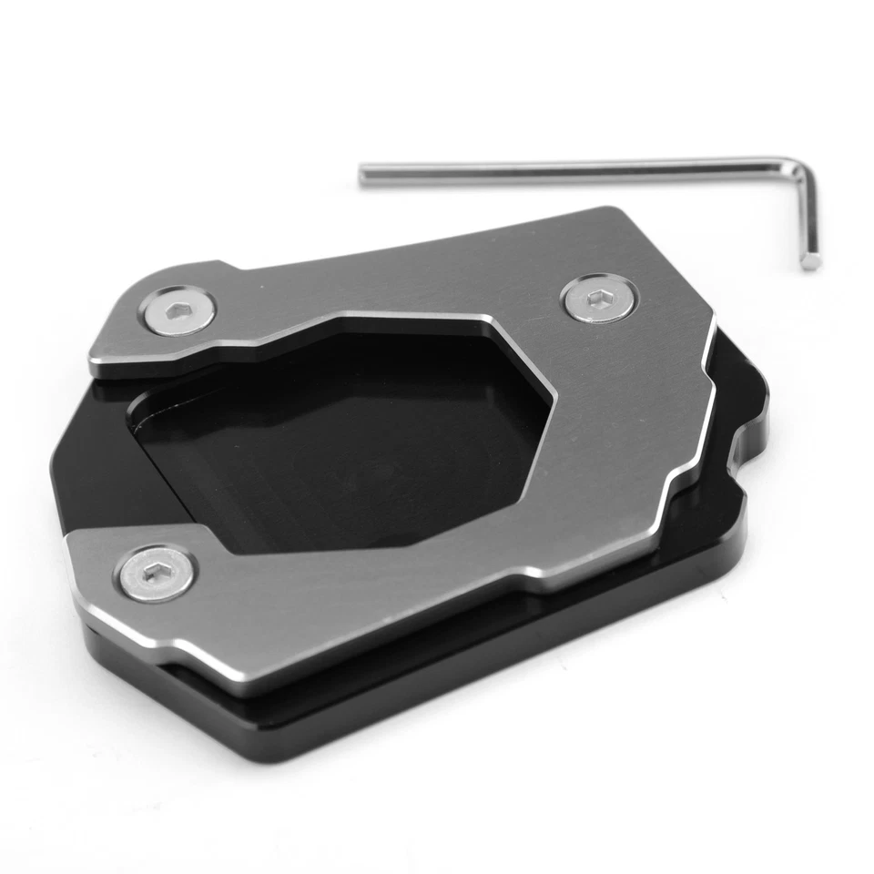 Almohadilla de extensión de soporte de placa lateral CNC de aluminio para BMW F800GS 08-16 TI Foto 3 de 4
